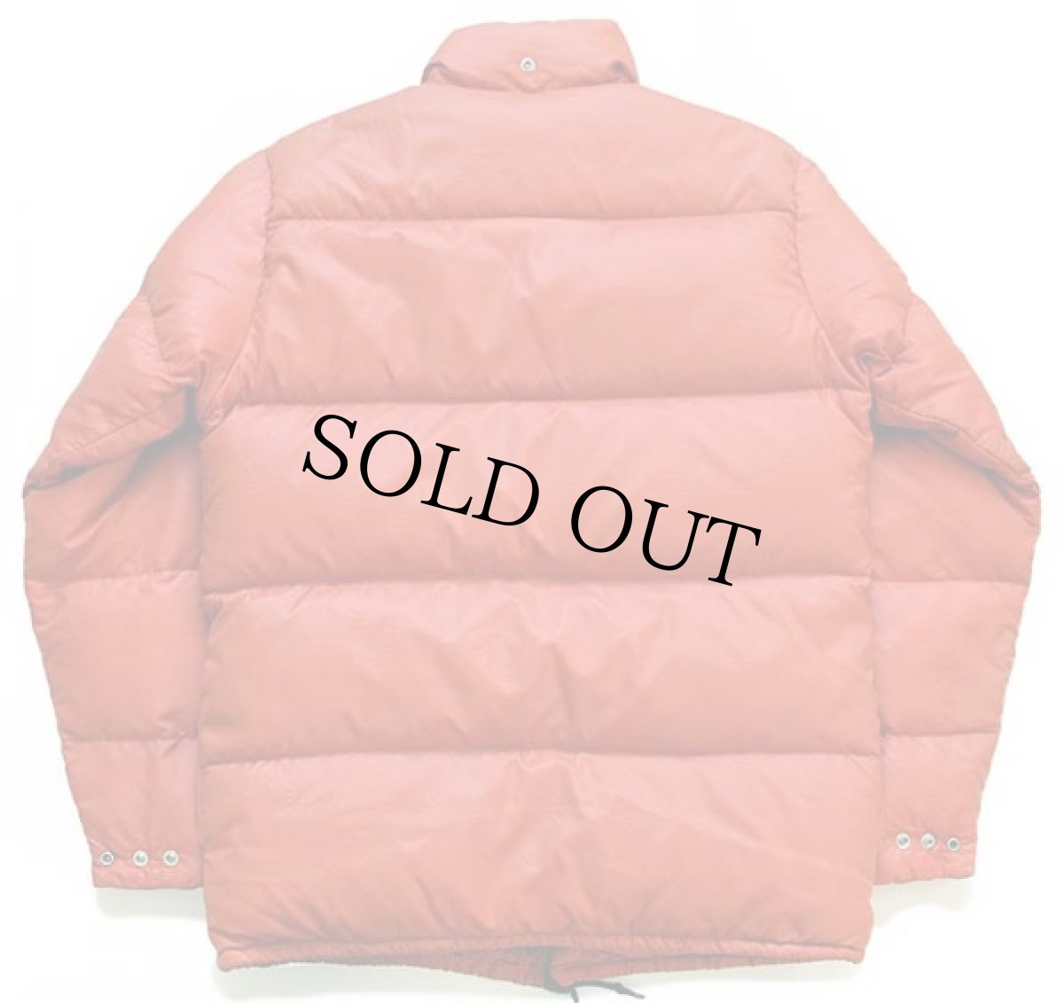 画像2: 70s Woolrichウールリッチ ナイロン ダウンジャケット オレンジ M (2)