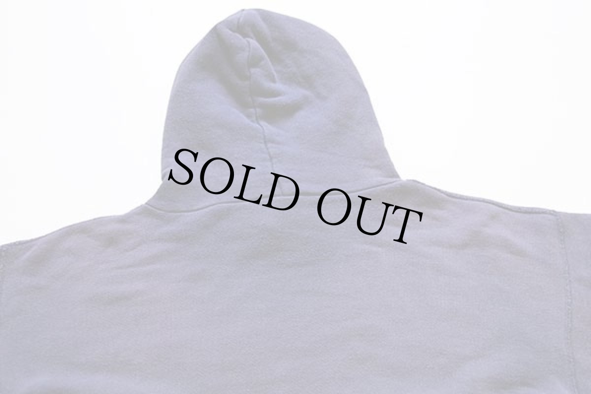 画像5: 50s CHESTNUT HILL COLLEGE コットン スウェットパーカー ナス紺 フェード (5)