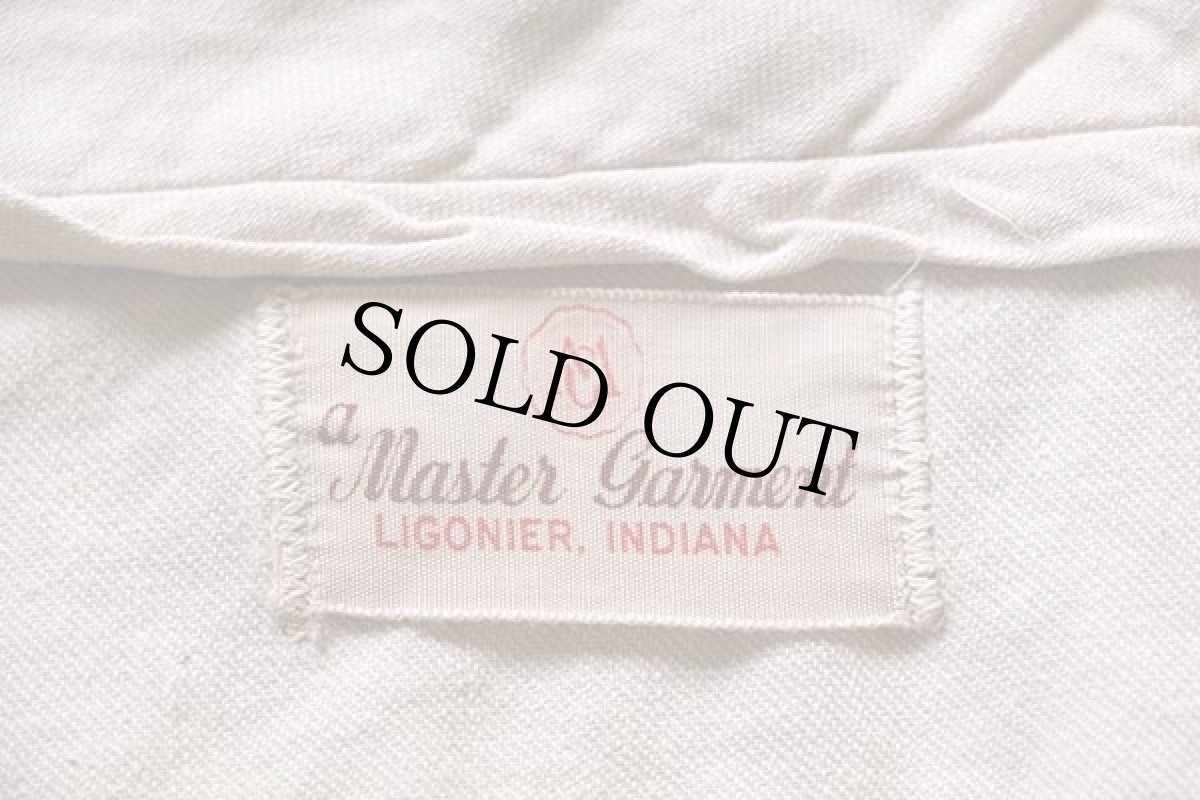 画像6: 50s Master Garment パッチワーク リペア HBT ヘリンボーンツイル ワークパンツ ボロ グレー W34 (6)