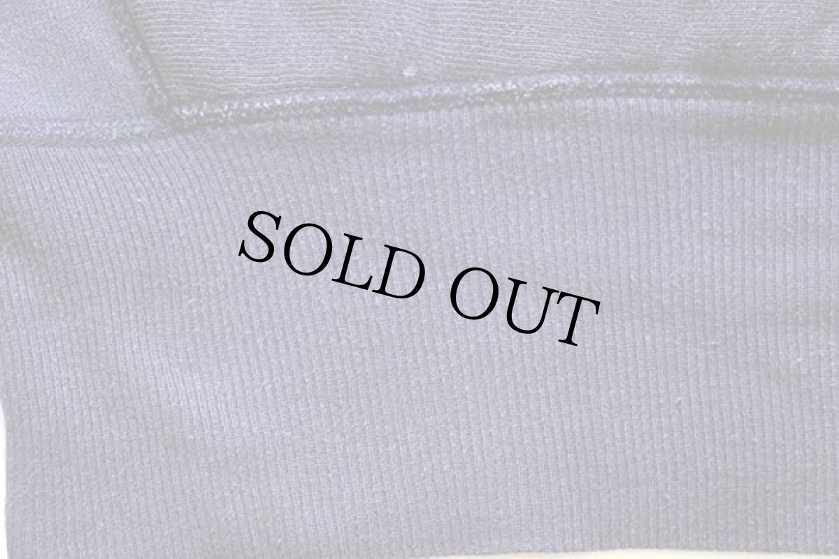 画像7: 50s CHESTNUT HILL COLLEGE コットン スウェットパーカー ナス紺 フェード (7)