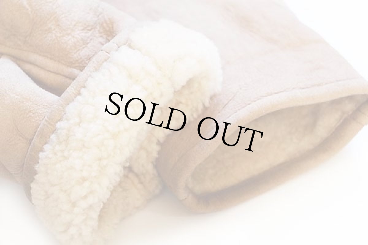 画像6: 90s ニュージーランド製 CANTERBURY リアル ムートンコート ベージュ 22 (6)