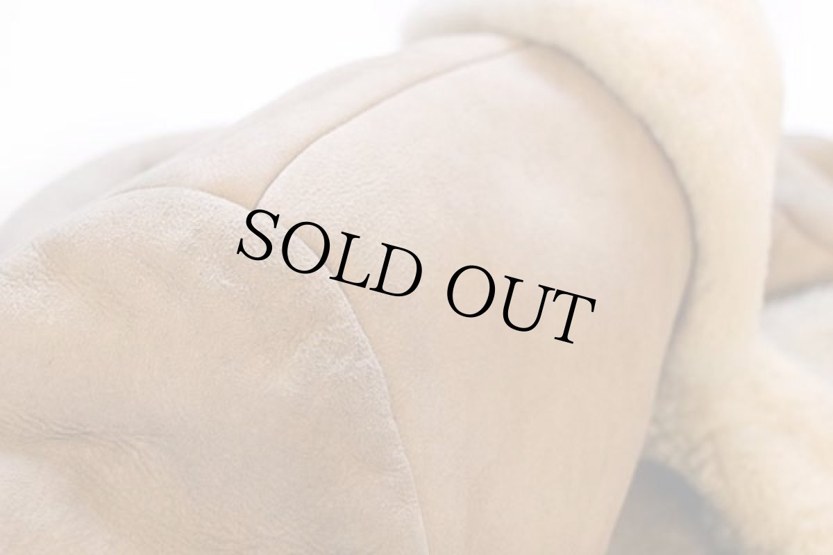 画像8: 90s ニュージーランド製 CANTERBURY リアル ムートンコート ベージュ 22 (8)