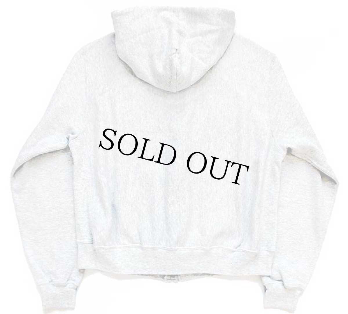 画像2: 90s 米軍 U.S.ARMY PFU スウェット ジップパーカー 杢ライトグレー L (2)