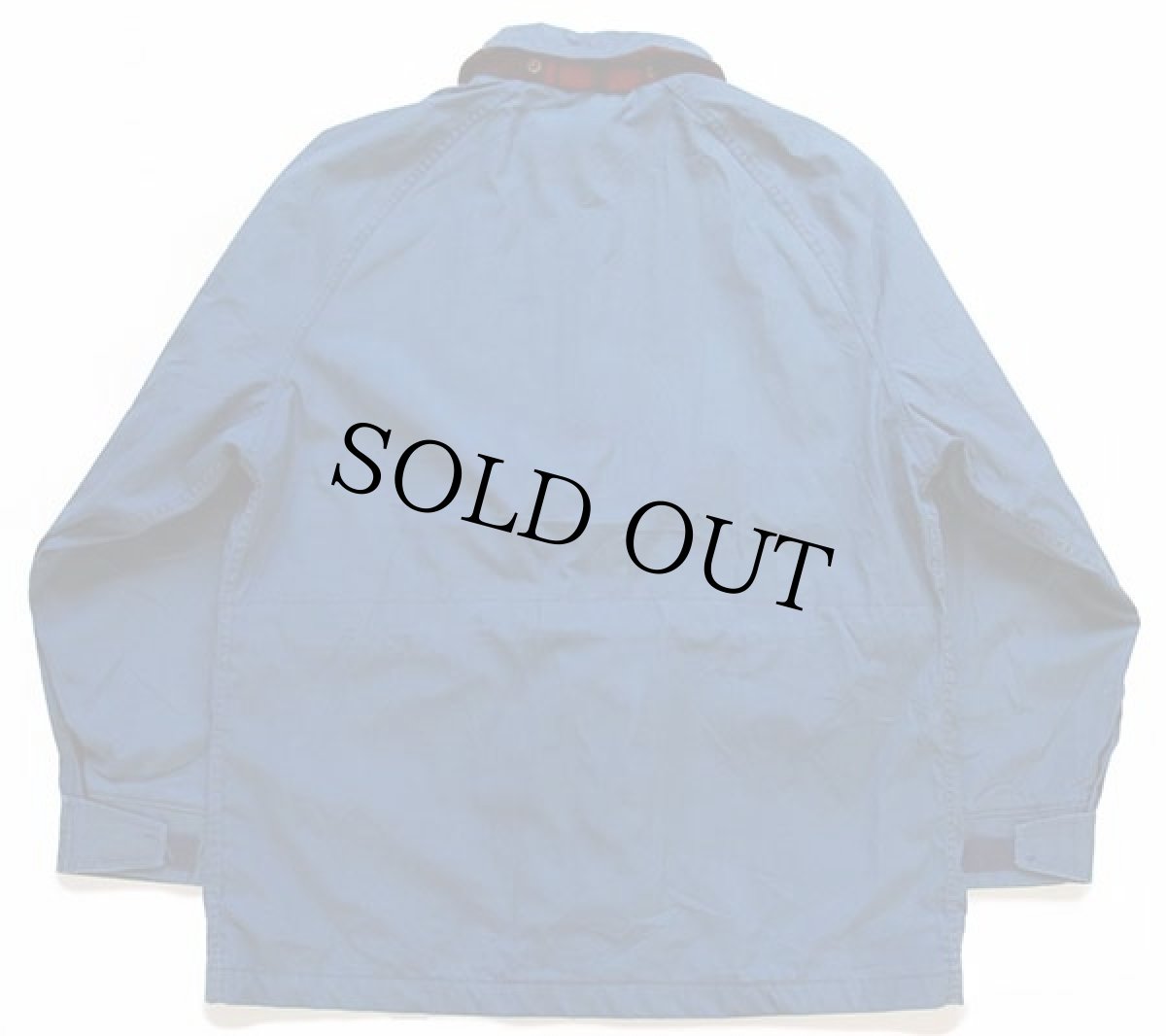 画像2: 70s USA製 Woolrichウールリッチ タータンチェック ウールライナー マウンテンジャケット 紺 L (2)