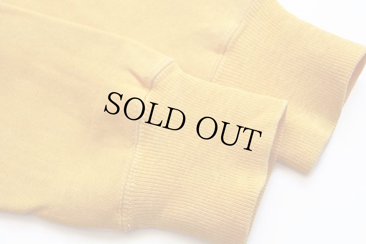 画像7: 50s SEARS PILGRIMピルグリム 無地 コットン スウェットパーカー 黄 M (7)