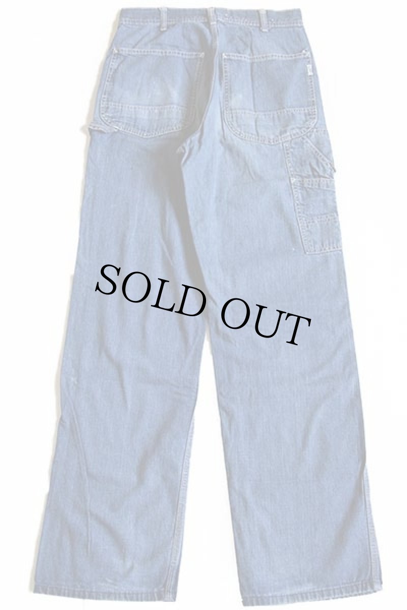 画像3: 70s Leeリー インディゴ デニム ペインターパンツ w31 (3)