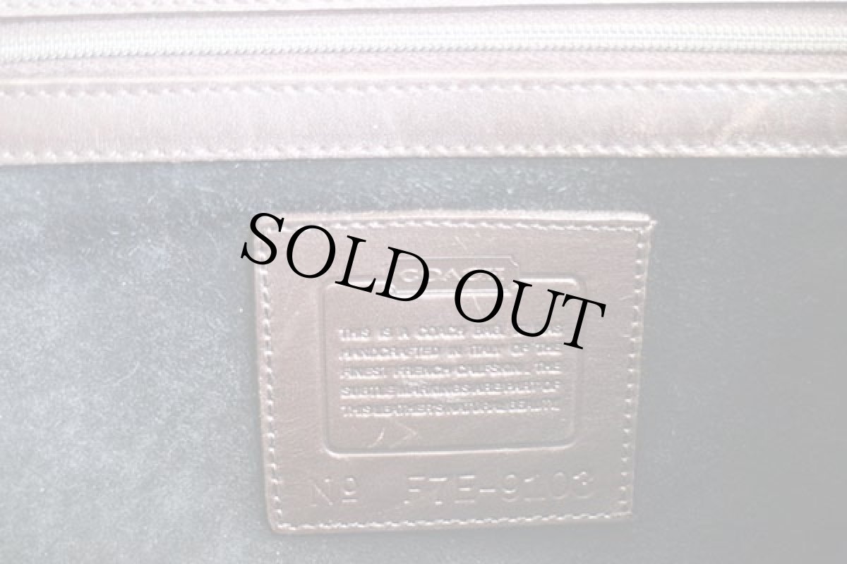 画像5: イタリア製 COACH オールド コーチ レザー ハンドバッグ 焦げ茶★9103 (5)