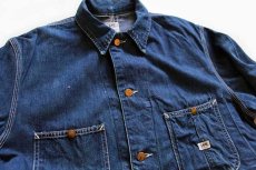 画像3: 60s USA製 Leeリー 91-J JELT DENIMジェルトデニム カバーオール 40 (3)