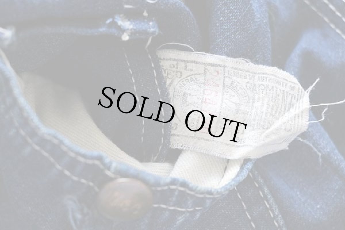 画像6: 60s USA製 Leeリー 91-J JELT DENIMジェルトデニム カバーオール 40 (6)