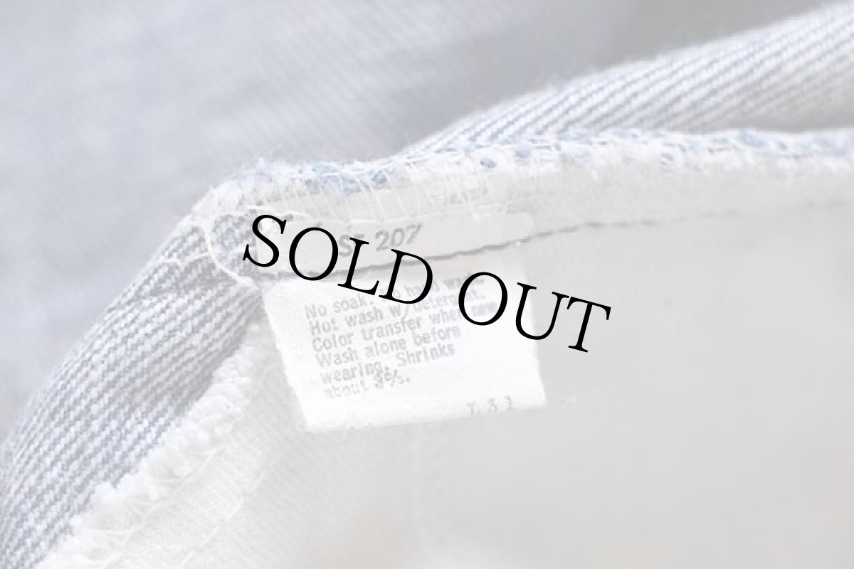 画像6: 80s USA製 Levi'sリーバイス 646 カットオフ デニムパンツ w34★ベルボトム (6)