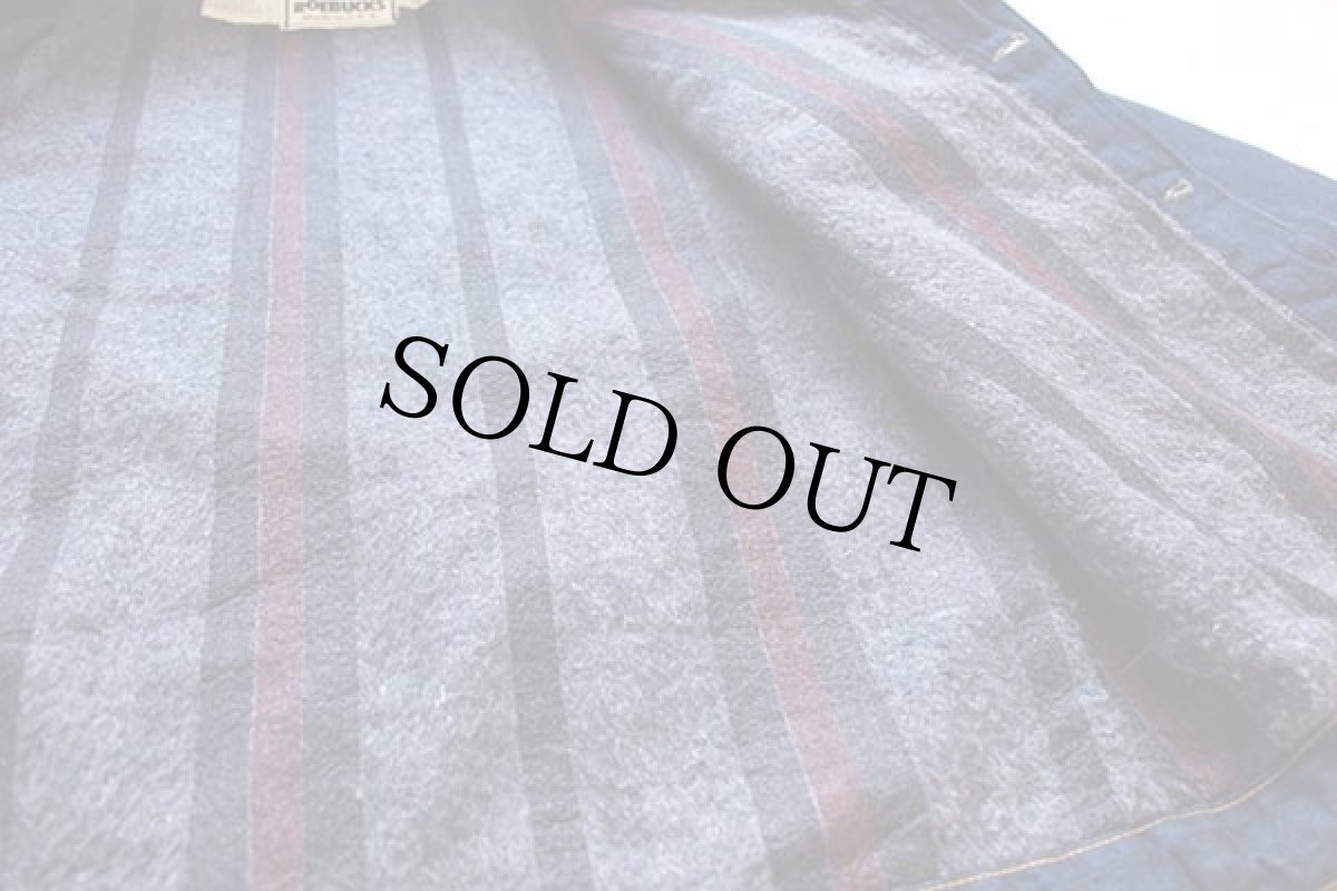 画像4: 80s USA製 ROEBUCKS ブランケットライナー デニム カバーオール M-S (4)