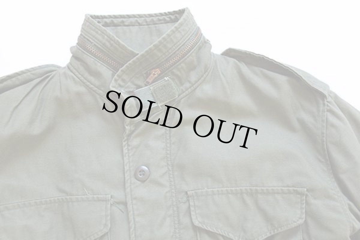 画像3: 70s 米軍 U.S.ARMY M-65 フィールドジャケット オリーブグリーン S-R (3)