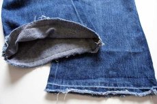 画像8: 80s USA製 Levi'sリーバイス 646 カットオフ デニムパンツ w34★ベルボトム (8)