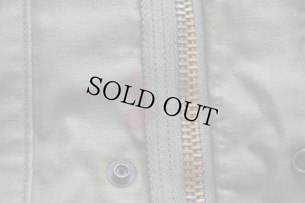 画像8: 70s 米軍 U.S.ARMY M-65 フィールドジャケット オリーブグリーン S-R (8)