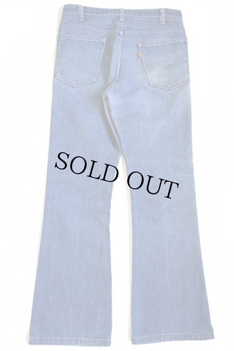 画像3: 70s USA製 Levi'sリーバイス 646 シングル 66前期 デニムパンツ w34★ベルボトム (3)
