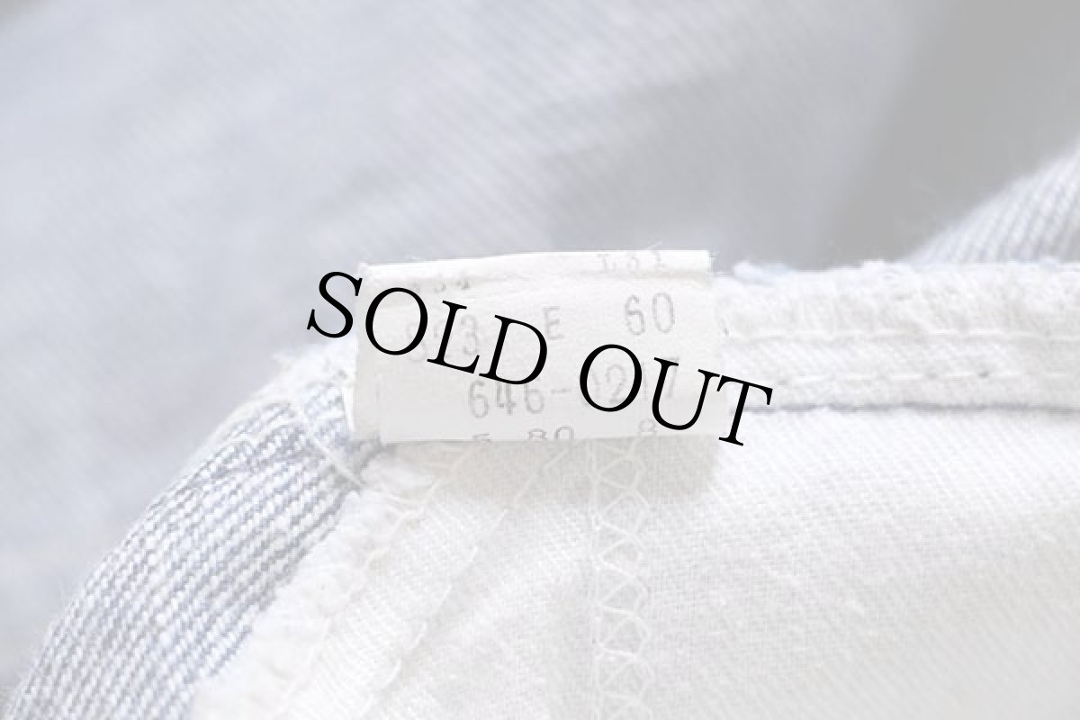 画像7: 80s USA製 Levi'sリーバイス 646 カットオフ デニムパンツ w34★ベルボトム (7)