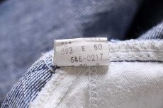 画像7: 80s USA製 Levi'sリーバイス 646 カットオフ デニムパンツ w34★ベルボトム (7)