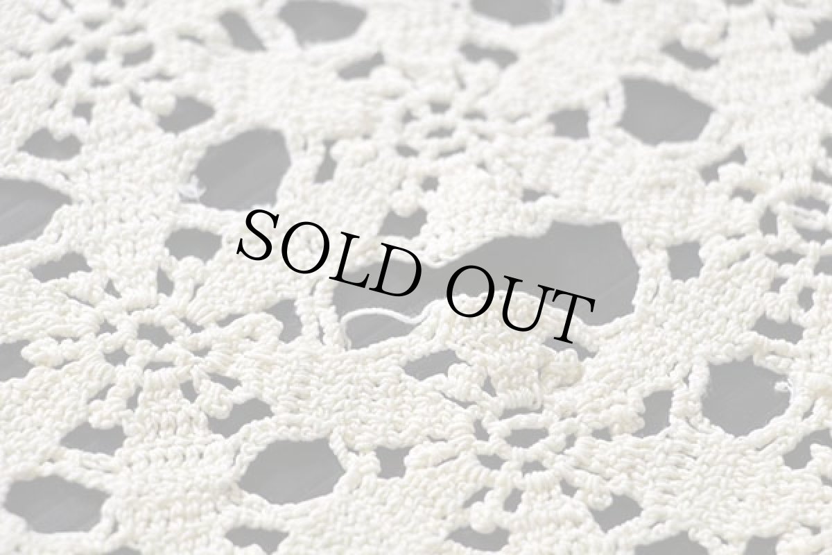 画像6: カギ編み ソファカバー クリーム (6)