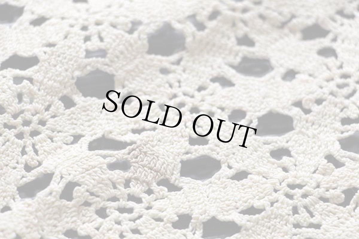 画像5: カギ編み ソファカバー クリーム (5)