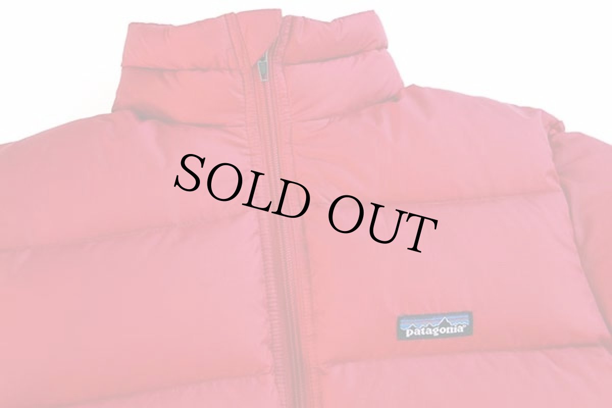 画像3: patagoniaパタゴニア ナイロン ダウンジャケット 赤 KIDS' XL (3)