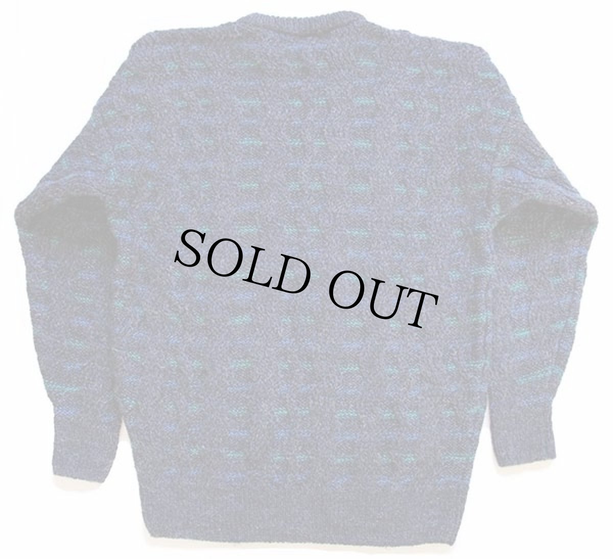 画像2: アイルランド製 Bonner 編み柄 ウール ハンドニット セーター XXL (2)