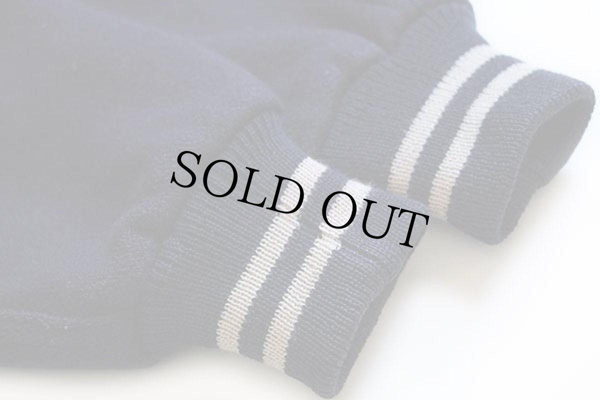 画像6: 60s Burean Holloway パッチ付き メルトン ウール スタジャン ナス紺 40 (6)