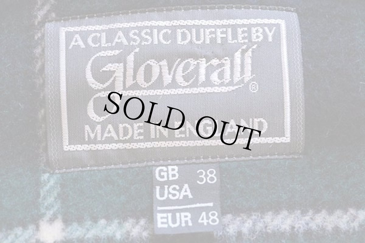 画像4: 英国製 Gloverallグローバーオール メルトン ウール ダッフルコート 濃紺 38 (4)