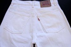 画像5: 90s USA製 Levi'sリーバイス 510 ホワイト デニムパンツ w29 (5)