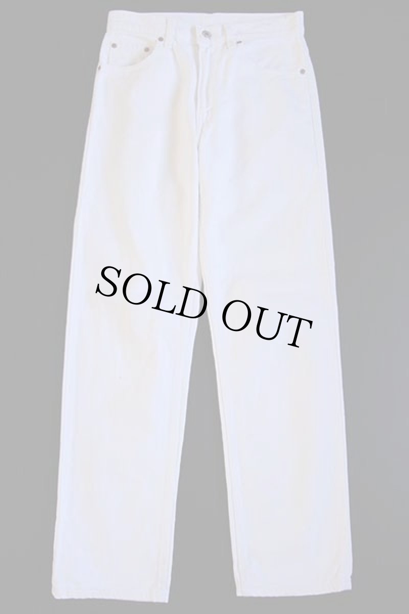 画像2: 90s USA製 Levi'sリーバイス 510 ホワイト デニムパンツ w29 (2)