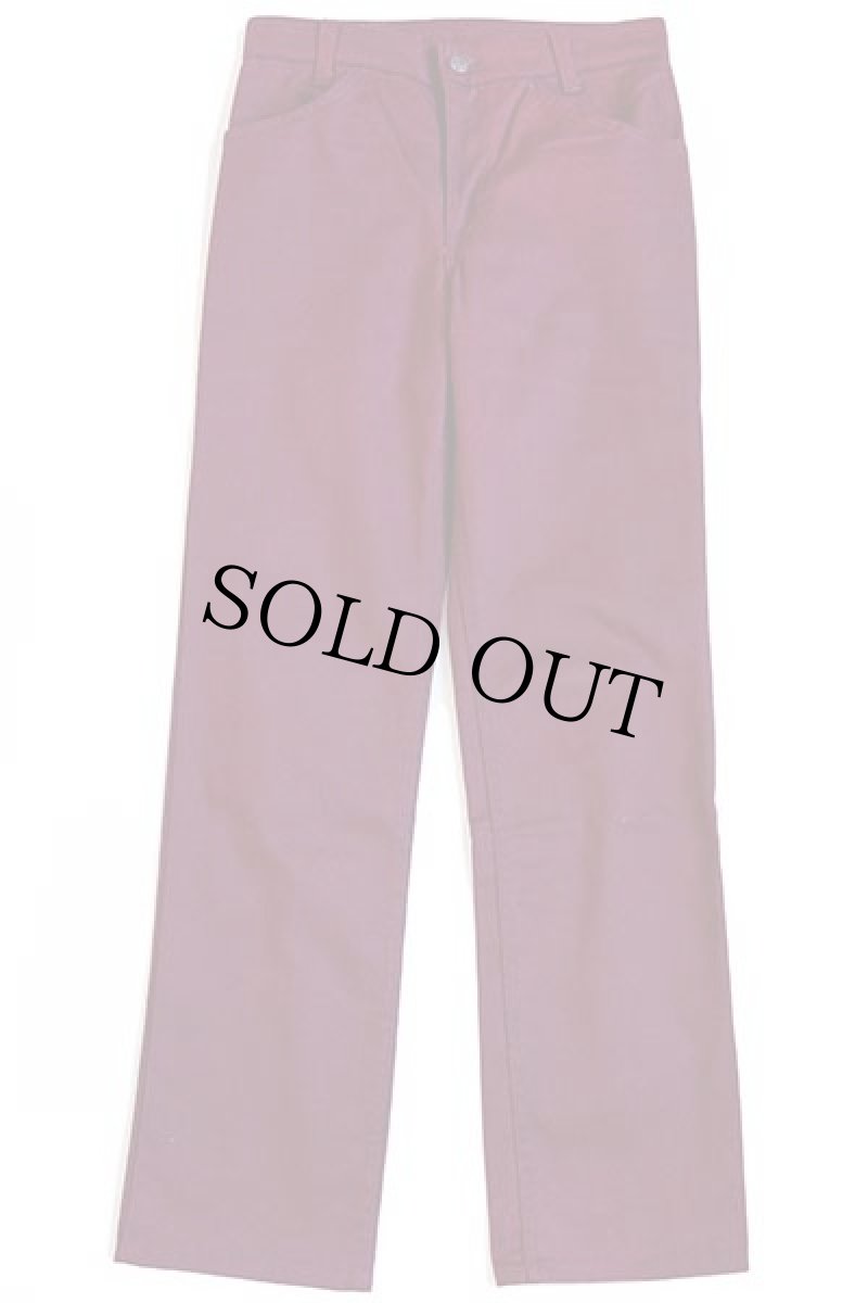 画像2: 80s USA製 Levi'sリーバイス 707 ツイルパンツ バーガンディ w28 (2)