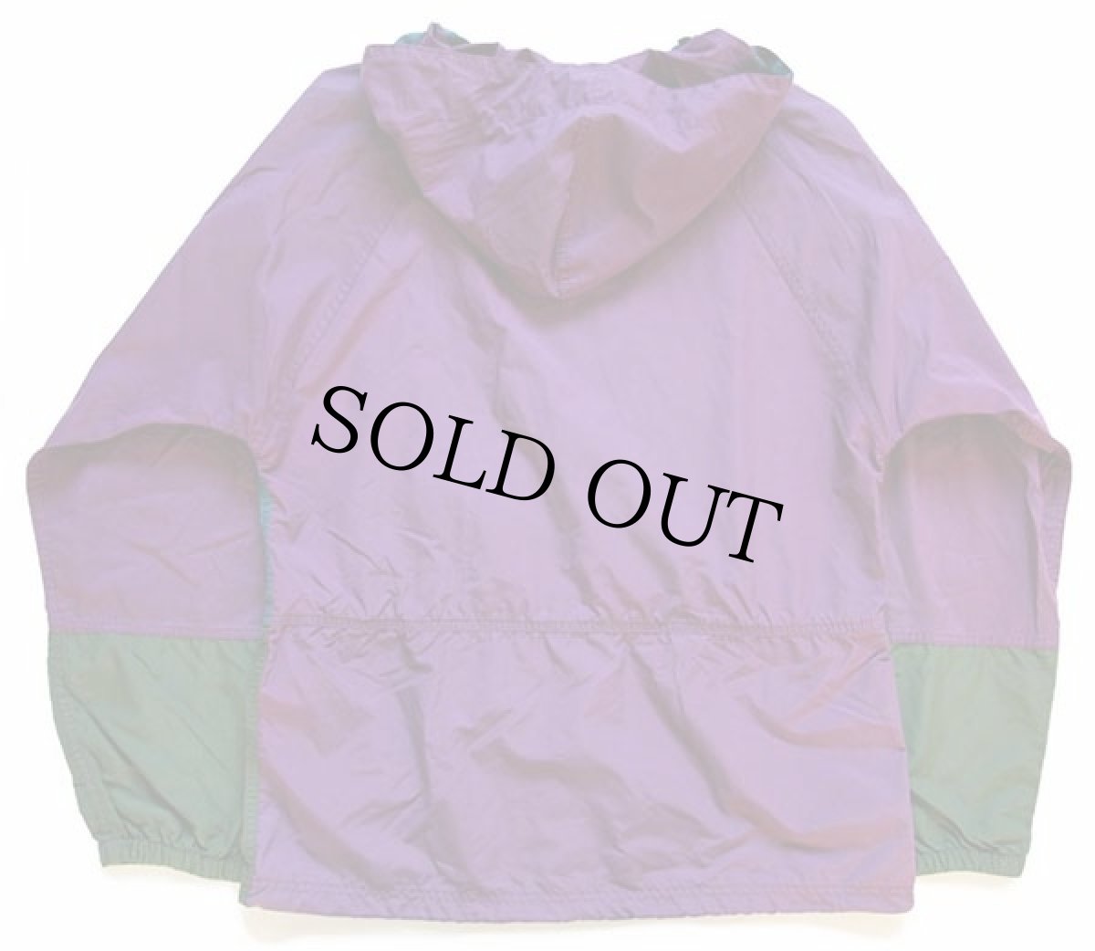 画像2: 90s L.L.Bean チロリアンテープ マルチカラー ナイロン アノラックパーカー S (2)