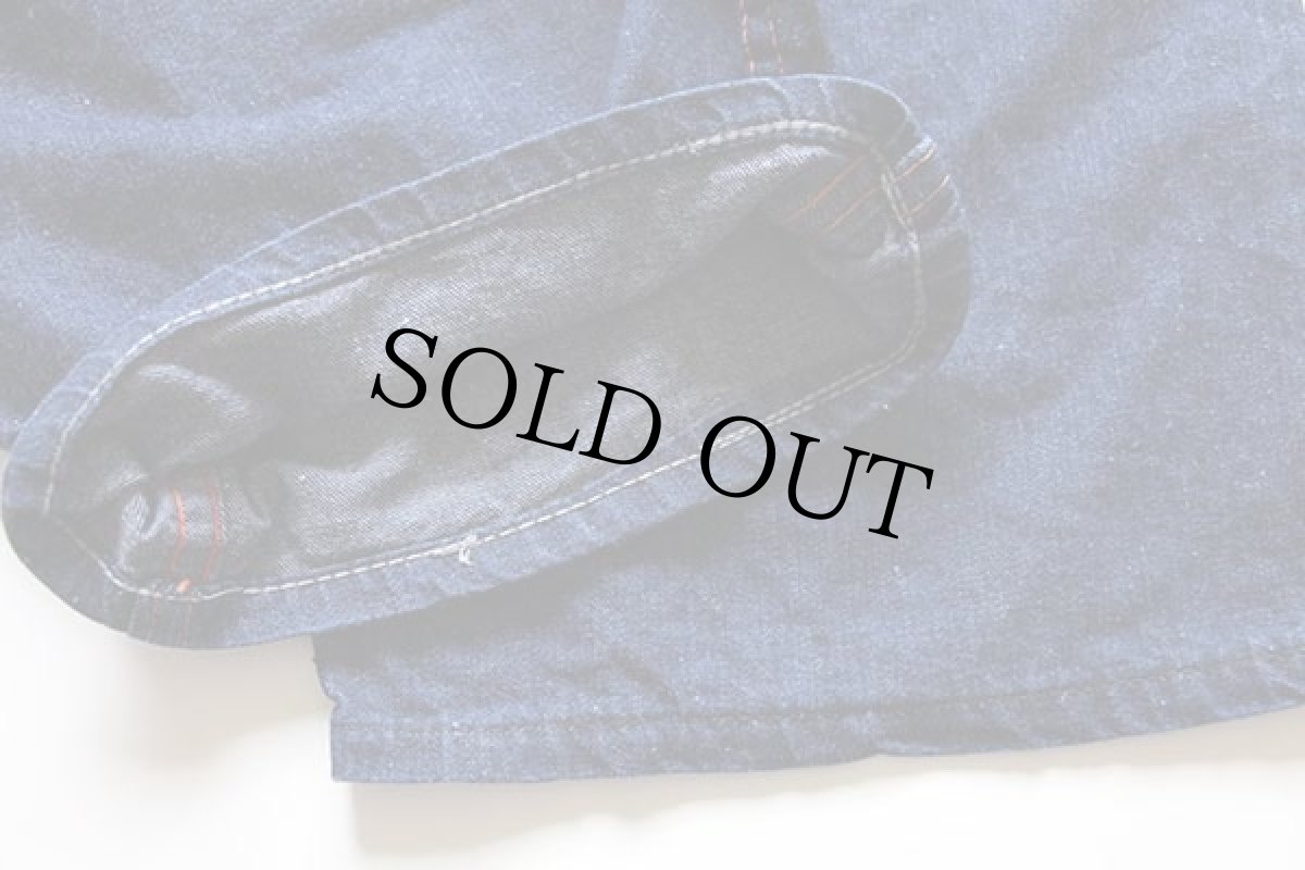 画像7: 60s RUGGED インディゴ デニム ペインターパンツ W32 (7)