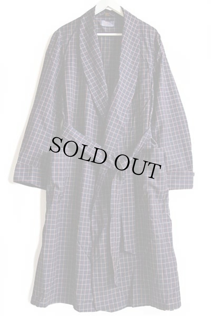 画像2: 70s USA製 SIR PENDLETONサーペンドルトン チェック ショールカラー ウールガウン M (2)