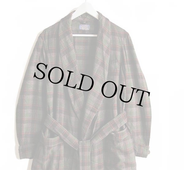 PENDLETON (ペンドルトン) 50s チェックウールジャケット レッド×ベージュ サイズ:M