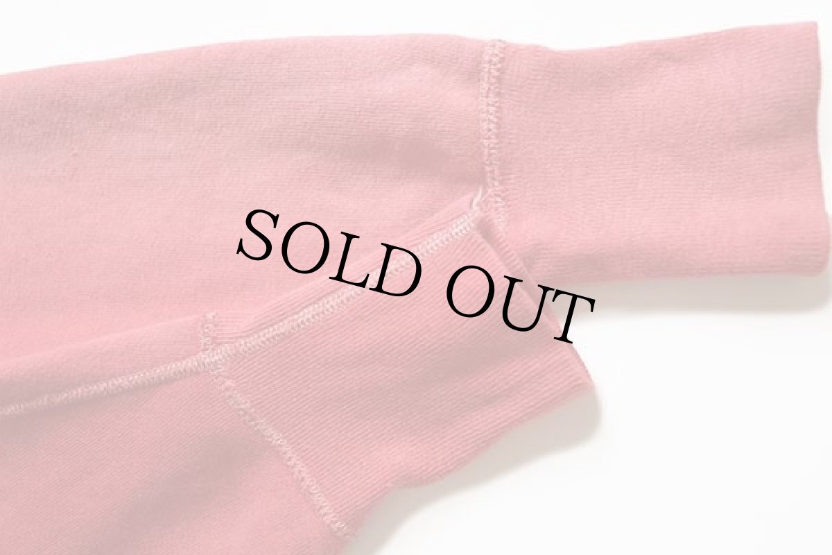 画像5: 50s UNKNOWN 無地 コットン スウェットパーカー 赤 フェード (5)