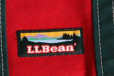 画像4: 90s L.L.Bean BOAT AND TOTE カタディン ツートン キャンバス トートバッグ 赤×緑 M★ミディアム (4)