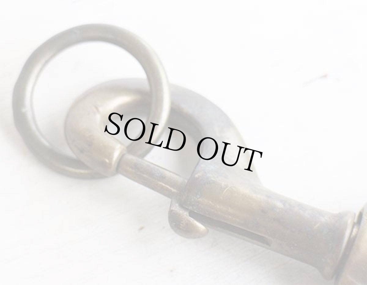 画像3: ビンテージ ブラス スナップフック 特大★ナスカン (3)