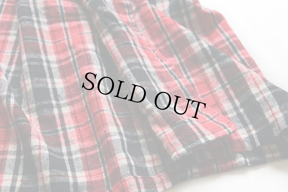 画像6: 60s PILGRIMピルグリム チェック ショールカラー ウールガウン M (6)