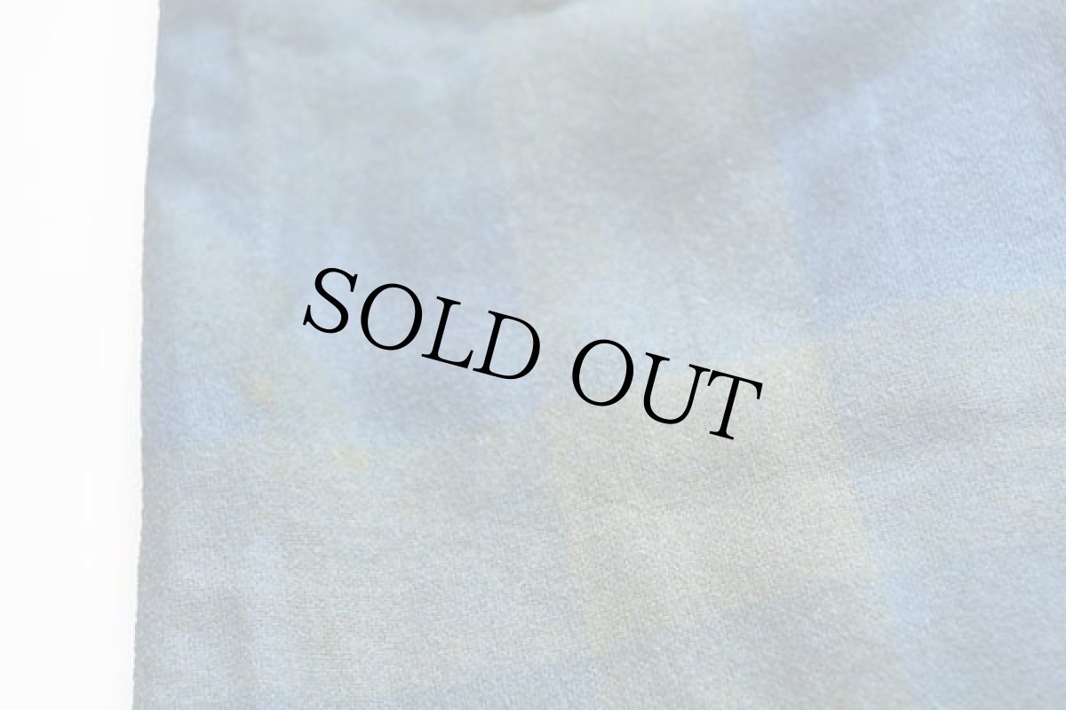 画像6: 50s SteinFelds チェック ショールカラー ウールガウン (6)