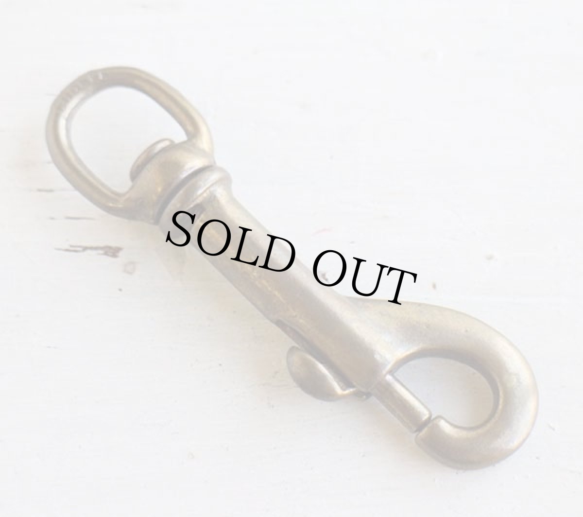 画像2: ビンテージ イタリア製 LUDELL ブラス スナップフック★ナスカン (2)