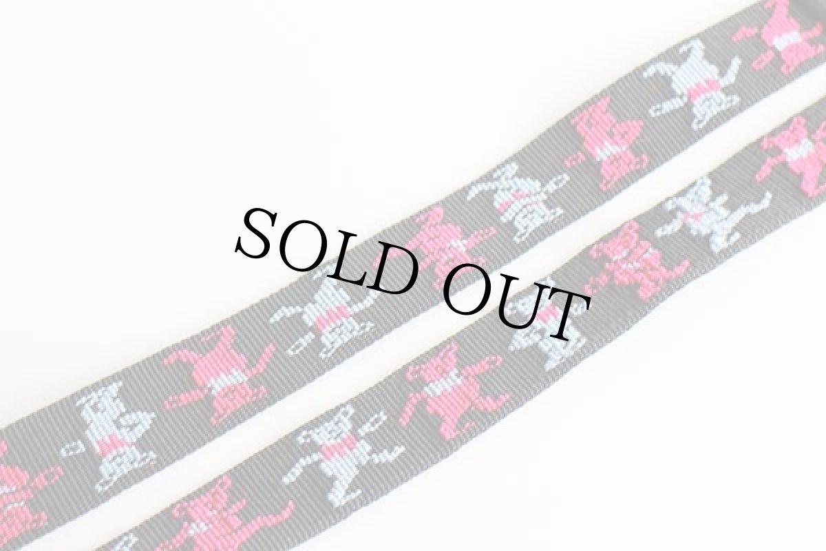 画像3: GRATEFUL DEAD グレイトフルデッド ダンシングベア ナイロン ウェブベルト (3)