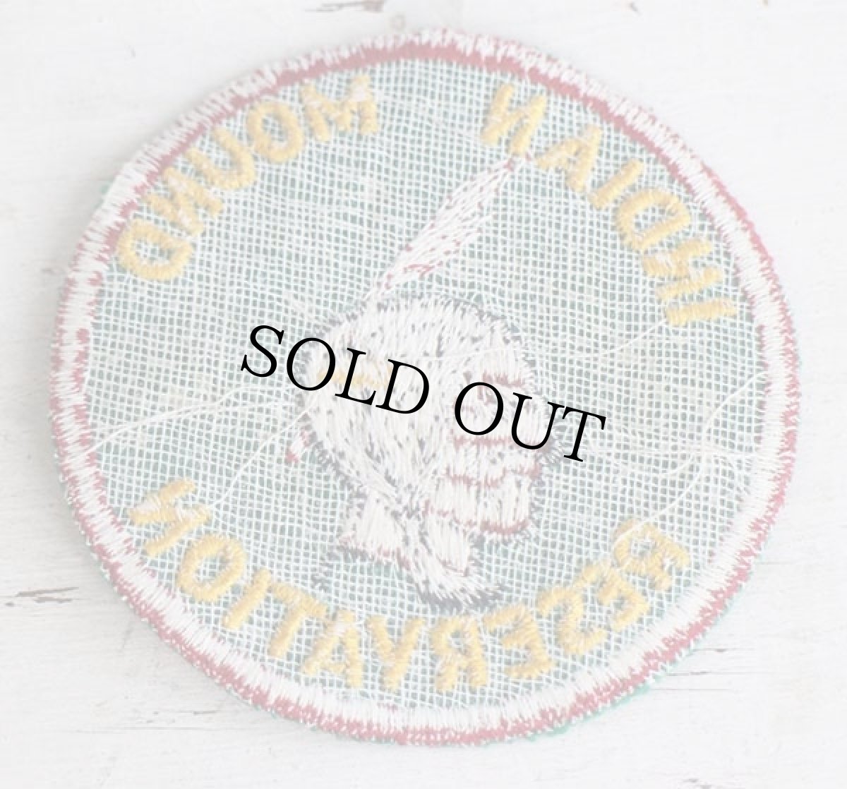 画像2: ビンテージ INDIAN MOUND RESERVATION インディアンヘッド パッチ★B ワッペン (2)