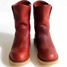 画像3: 90s USA製 REDWINGレッドウイング 2276 PT91 スチールトゥ ペコスブーツ オロラセット 赤茶 7D (3)