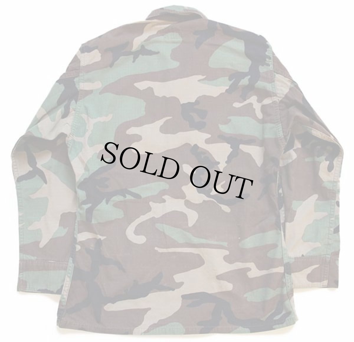 画像2: 90s 米軍 U.S.ARMY ウッドランドカモ BDU ジャケット XS-XS (2)