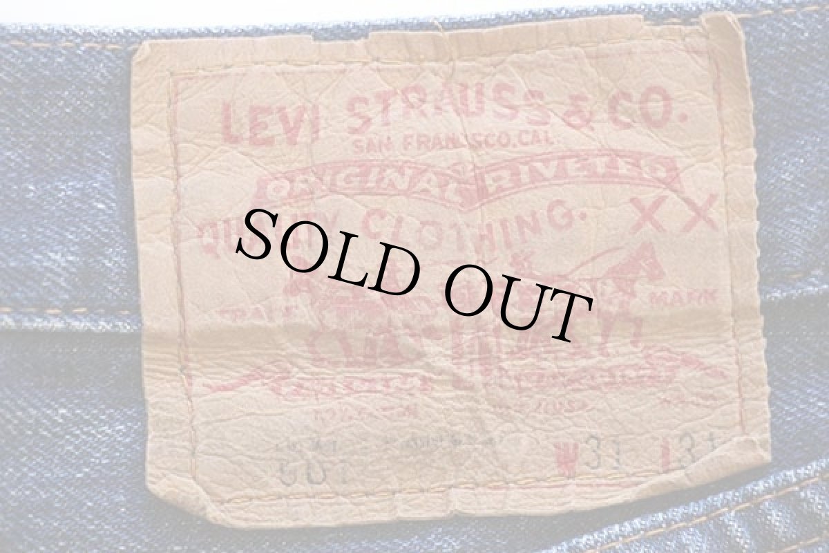 画像6: 70s USA製 Levi'sリーバイス 501 シングル 66前期 デニムパンツ w31 (6)