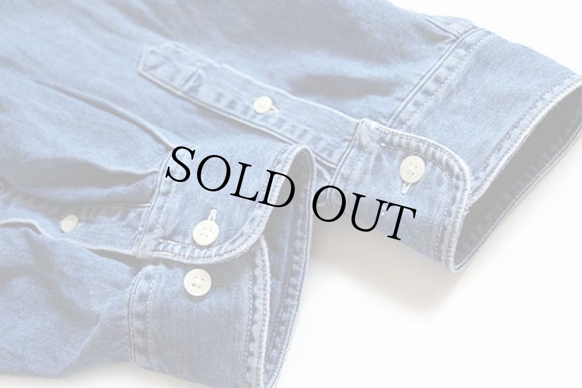 画像5: 90s BANANA REPUBLICバナナリパブリック コットン デニムシャツ XL (5)