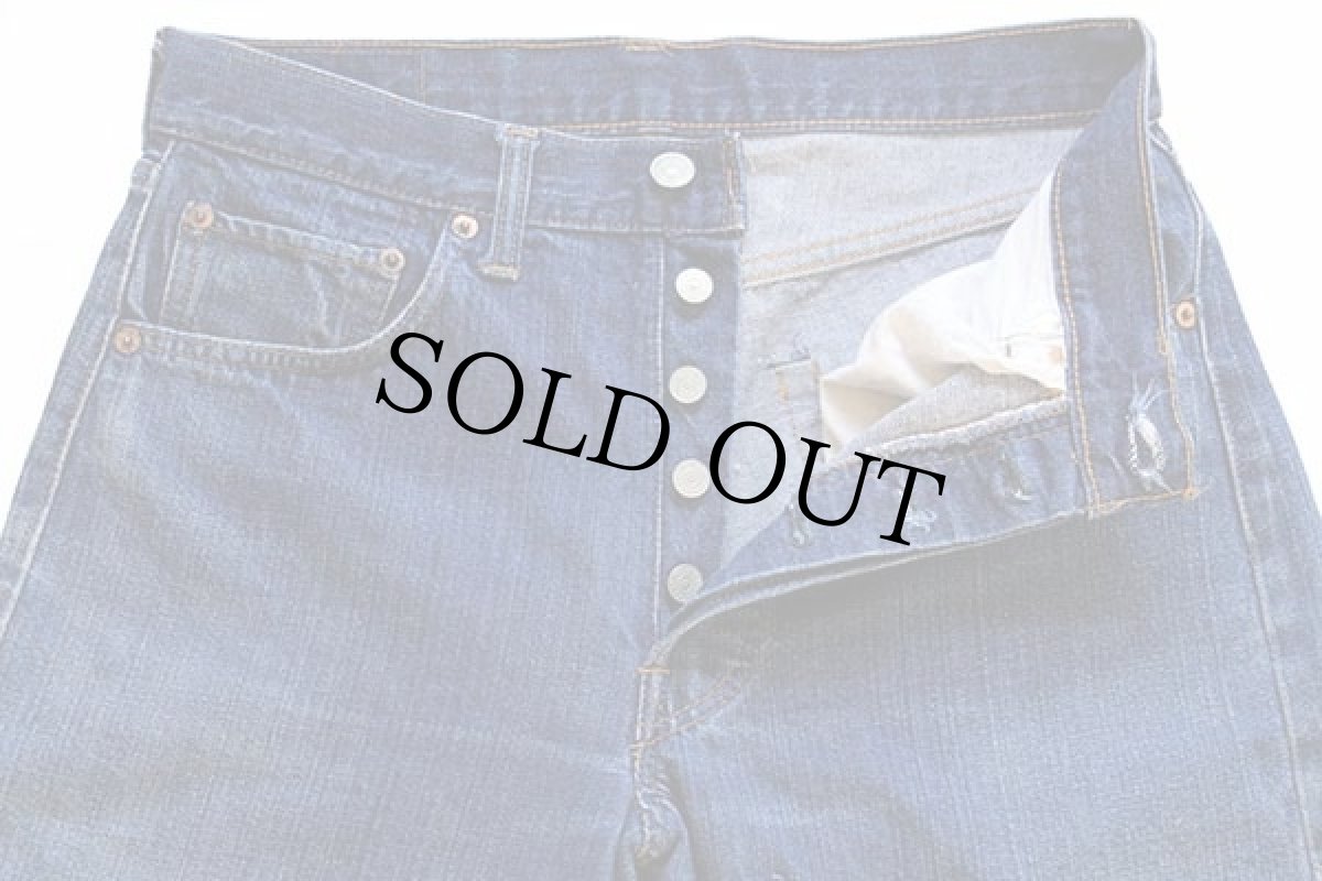 画像4: 70s USA製 Levi'sリーバイス 501 シングル 66前期 デニムパンツ w31 (4)