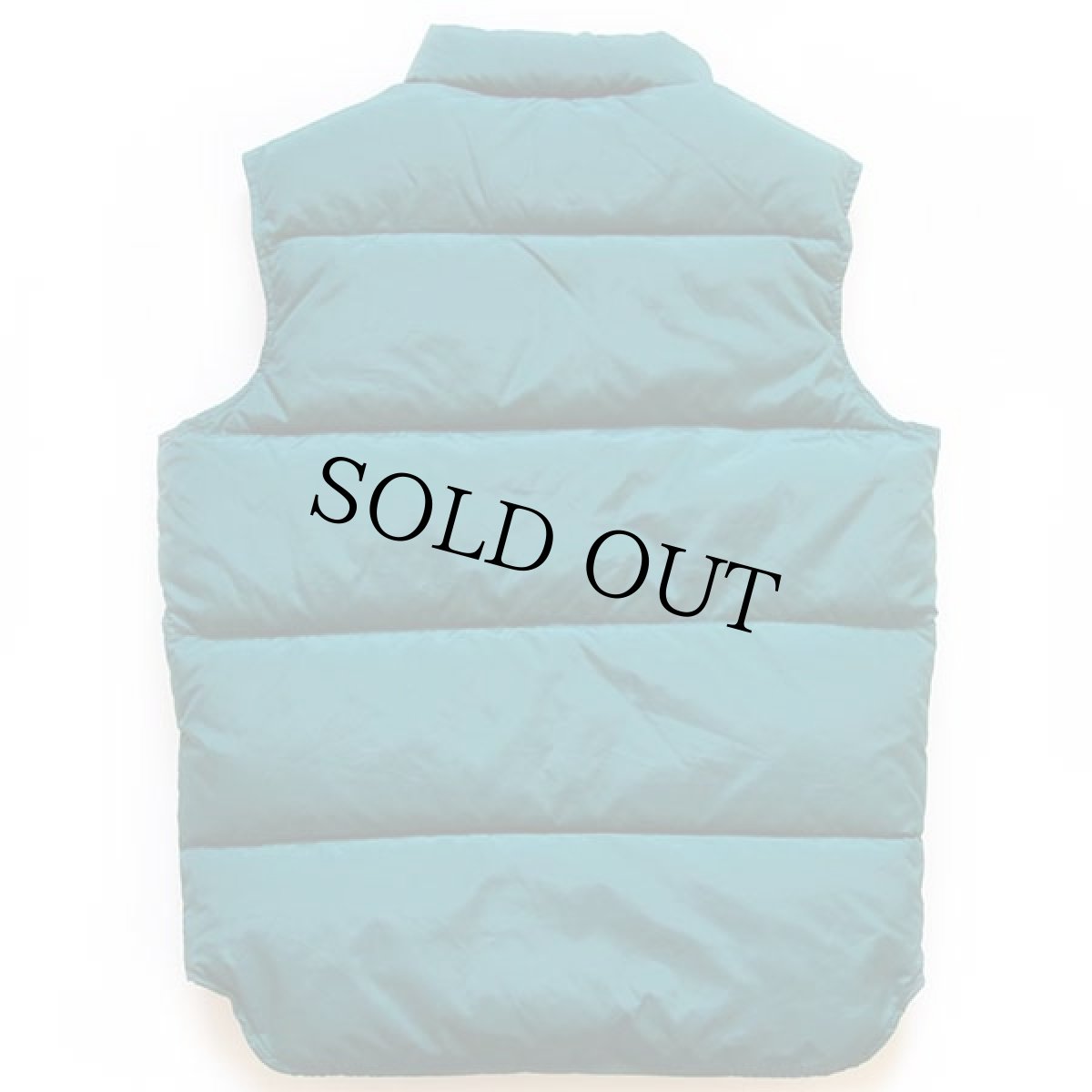 画像2: 90s USA製 Woolrichウールリッチ ナイロン ダウンベスト 緑 S (2)