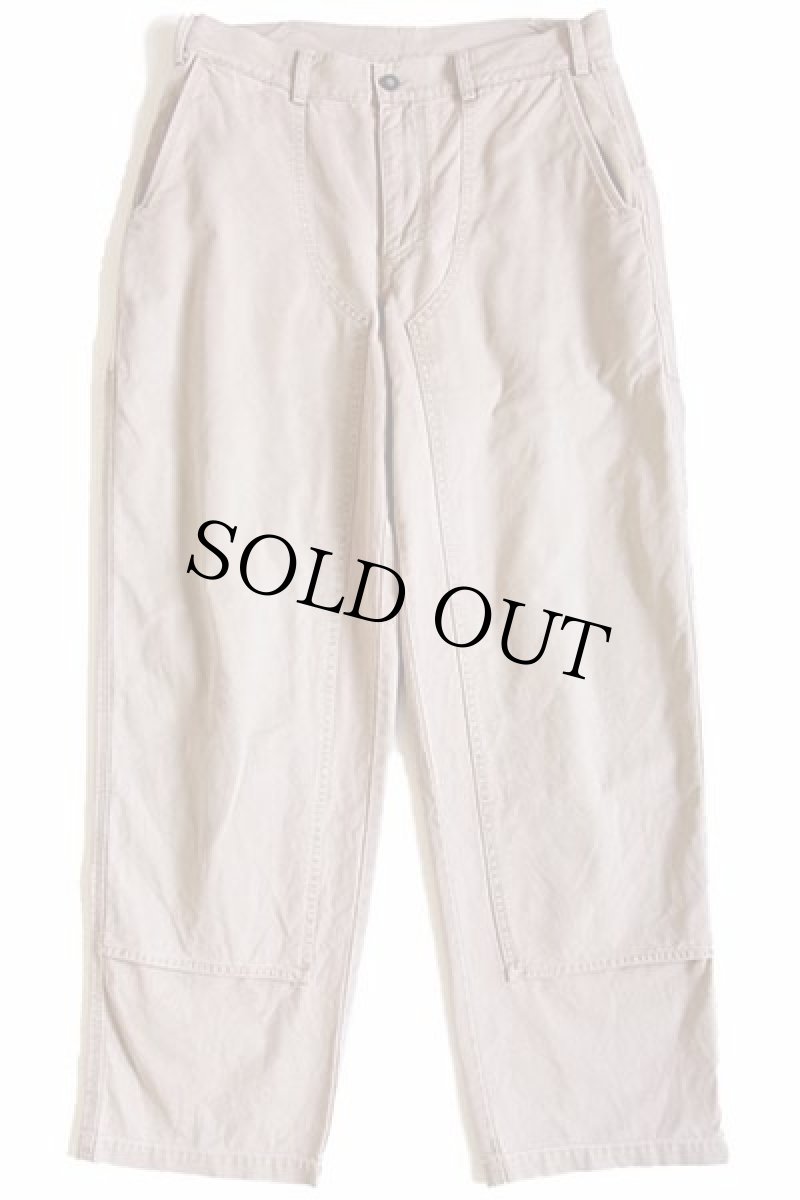 画像2: 90s patagoniaパタゴニア ダブルニー オーガニックコットン スタンドアップ パンツ グレーベージュ w33 (2)