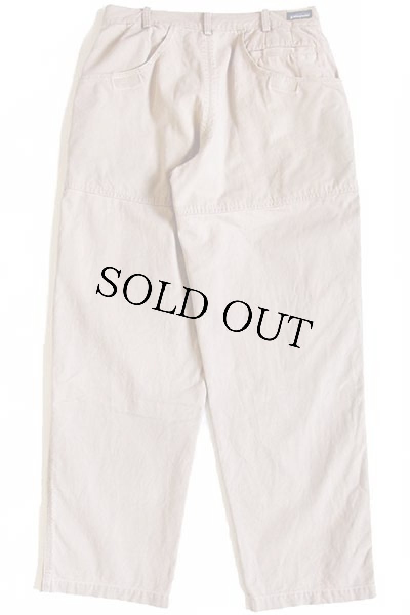 画像3: 90s patagoniaパタゴニア ダブルニー オーガニックコットン スタンドアップ パンツ グレーベージュ w33 (3)